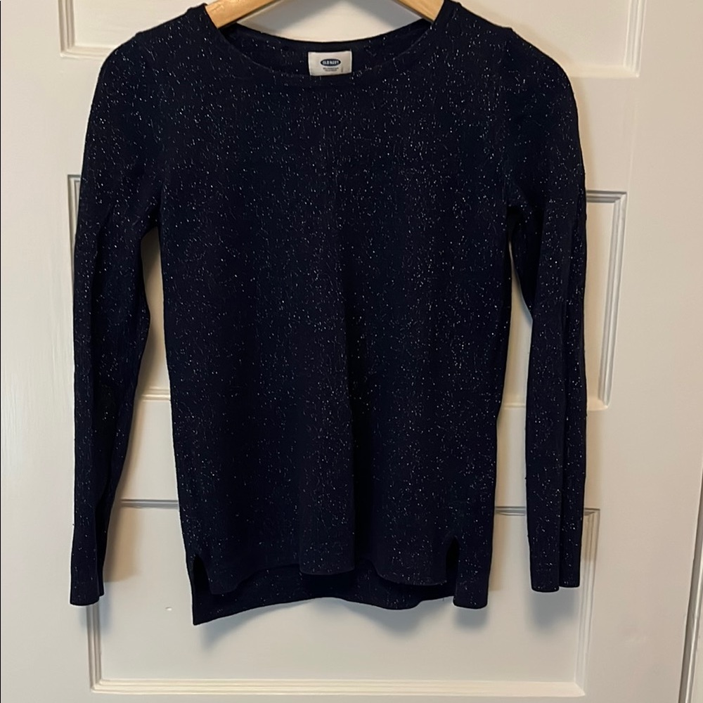 Old Navy Navy Sparkly Sweater